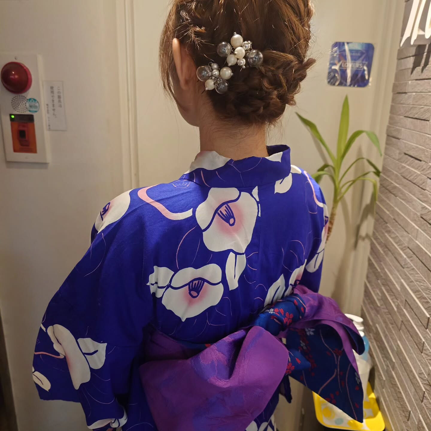 浴衣のお支度をさせていただきました